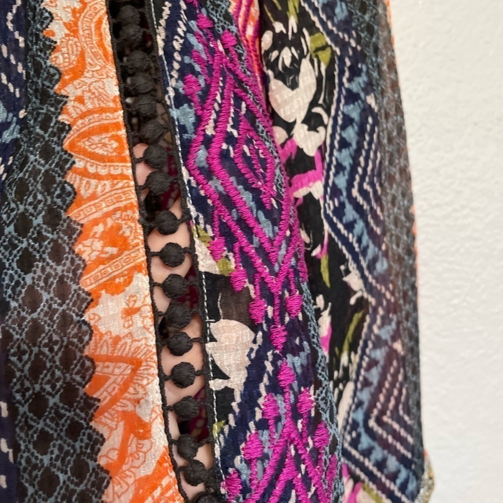 Anthropologie Vanessa Virginia Embroidered Peasant Blouse​​​ - Picture 7 of 11